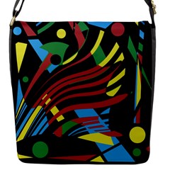 Optimistic Abstraction Flap Messenger Bag (s) by Valentinaart