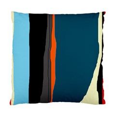 Colorful Lines  Standard Cushion Case (one Side) by Valentinaart