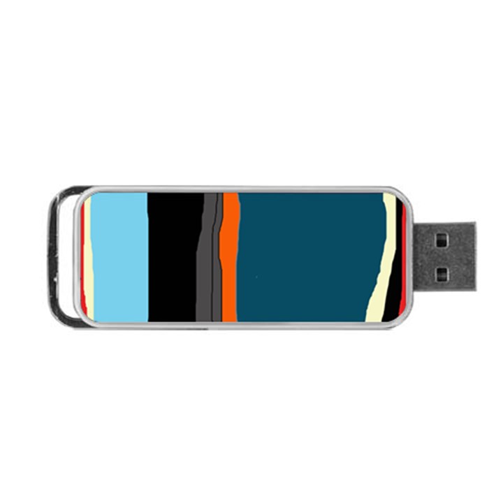 Colorful lines  Portable USB Flash (One Side)