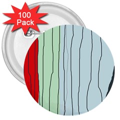 Decorative lines 3  Buttons (100 pack) 