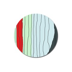 Decorative lines Magnet 3  (Round)