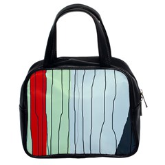 Decorative Lines Classic Handbags (2 Sides) by Valentinaart