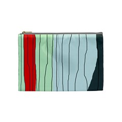 Decorative lines Cosmetic Bag (Medium) 