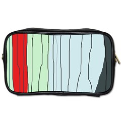 Decorative lines Toiletries Bags 2-Side