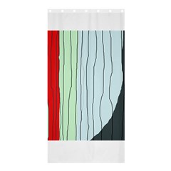 Decorative lines Shower Curtain 36  x 72  (Stall) 