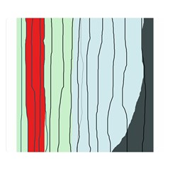 Decorative lines Double Sided Flano Blanket (Small) 