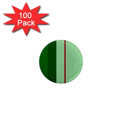 Green And Red Design 1  Mini Magnets (100 Pack)  by Valentinaart