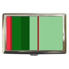 Green And Red Design Cigarette Money Cases by Valentinaart