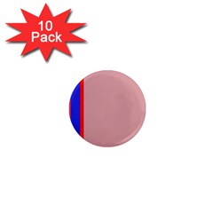 Pink Elegant Lines 1  Mini Magnet (10 Pack) 