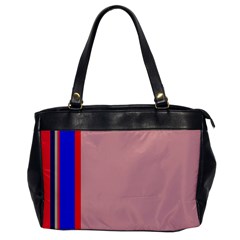 Pink Elegant Lines Office Handbags by Valentinaart