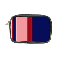 Pink And Blue Lines Coin Purse by Valentinaart