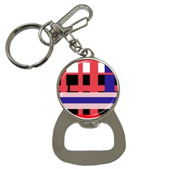Red Abstraction Bottle Opener Key Chains by Valentinaart