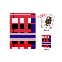 Red Abstraction Playing Cards (mini) 