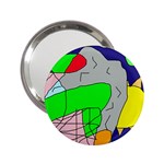 Crazy abstraction 2.25  Handbag Mirrors Front