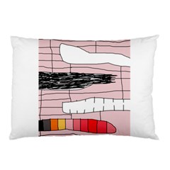 Worms Pillow Case (two Sides) by Valentinaart
