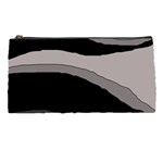 Black and gray design Pencil Cases Front