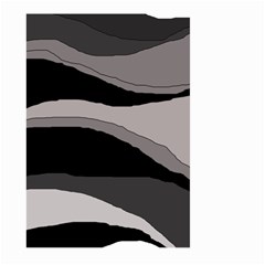 Black And Gray Design Large Garden Flag (two Sides) by Valentinaart