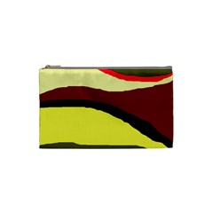 Decorative Abstract Design Cosmetic Bag (small)  by Valentinaart