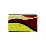 Decorative abstract design Cosmetic Bag (Small)  Back