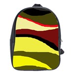 Decorative abstract design School Bags (XL)  Front