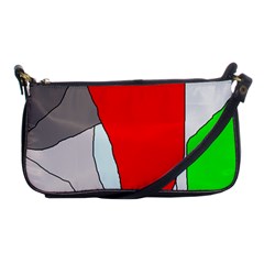 Colorful Abstraction Shoulder Clutch Bags by Valentinaart