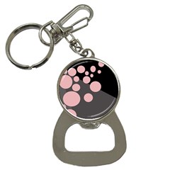 Pink Dots Bottle Opener Key Chains by Valentinaart