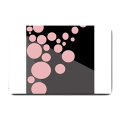 Pink Dots Small Doormat 