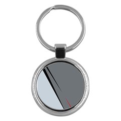 Elegant Gray Key Chains (round)  by Valentinaart