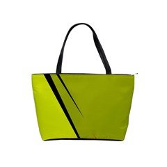 Yellow Elegant Design Shoulder Handbags by Valentinaart