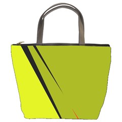 Yellow Elegant Design Bucket Bags