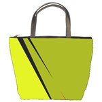 Yellow elegant design Bucket Bags Front