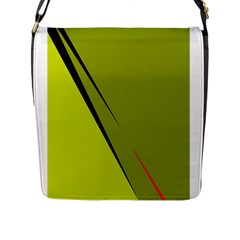 Yellow Elegant Design Flap Messenger Bag (l)  by Valentinaart
