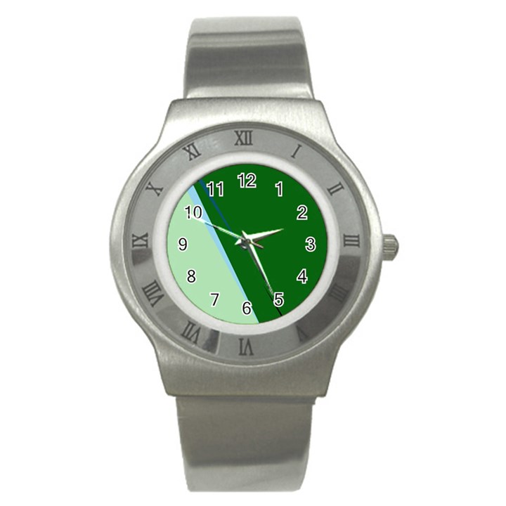 Green design Stainless Steel Watch