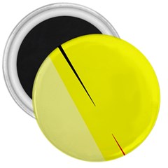 Yellow Design 3  Magnets