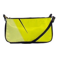 Yellow Design Shoulder Clutch Bags by Valentinaart