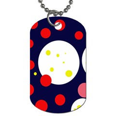Abstract Moon Dog Tag (one Side) by Valentinaart