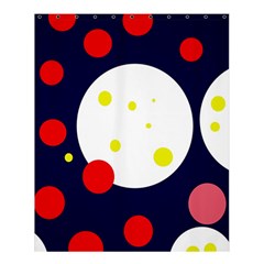 Abstract Moon Shower Curtain 60  X 72  (medium)  by Valentinaart