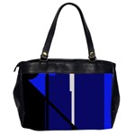 Blue abstraction Office Handbags (2 Sides)  Back