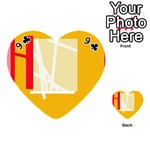 Basketball Playing Cards 54 (Heart)  Front - Club9
