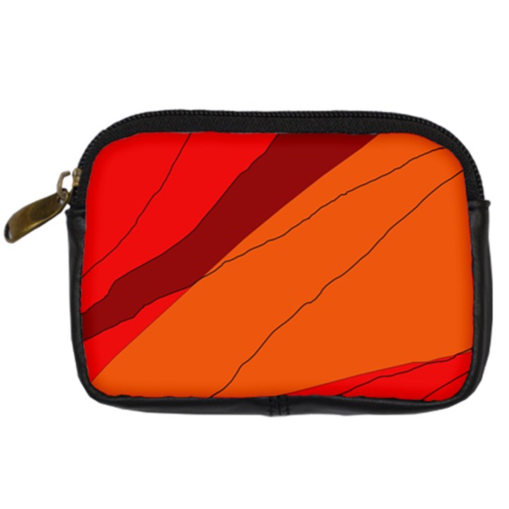 Red and orange decorative abstraction Digital Camera Cases