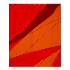 Red And Orange Decorative Abstraction Shower Curtain 60  X 72  (medium)  by Valentinaart