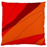 Red and orange decorative abstraction Standard Flano Cushion Case (Two Sides) Front