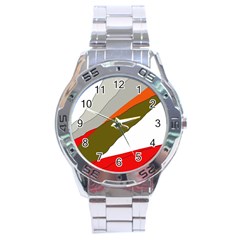 Decorative Abstraction Stainless Steel Analogue Watch by Valentinaart