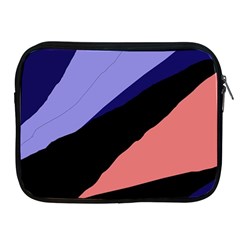 Purple And Pink Abstraction Apple Ipad 2/3/4 Zipper Cases by Valentinaart