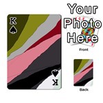 Colorful abstraction Playing Cards 54 Designs  Front - SpadeK