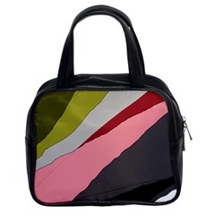 Colorful Abstraction Classic Handbags (2 Sides) by Valentinaart