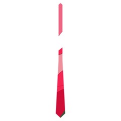 Pink Abstraction Neckties (one Side)  by Valentinaart