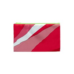 Pink Abstraction Cosmetic Bag (xs) by Valentinaart