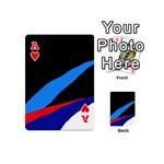 Colorful abstraction Playing Cards 54 (Mini)  Front - HeartA