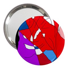 Colorful Abstraction 3  Handbag Mirrors